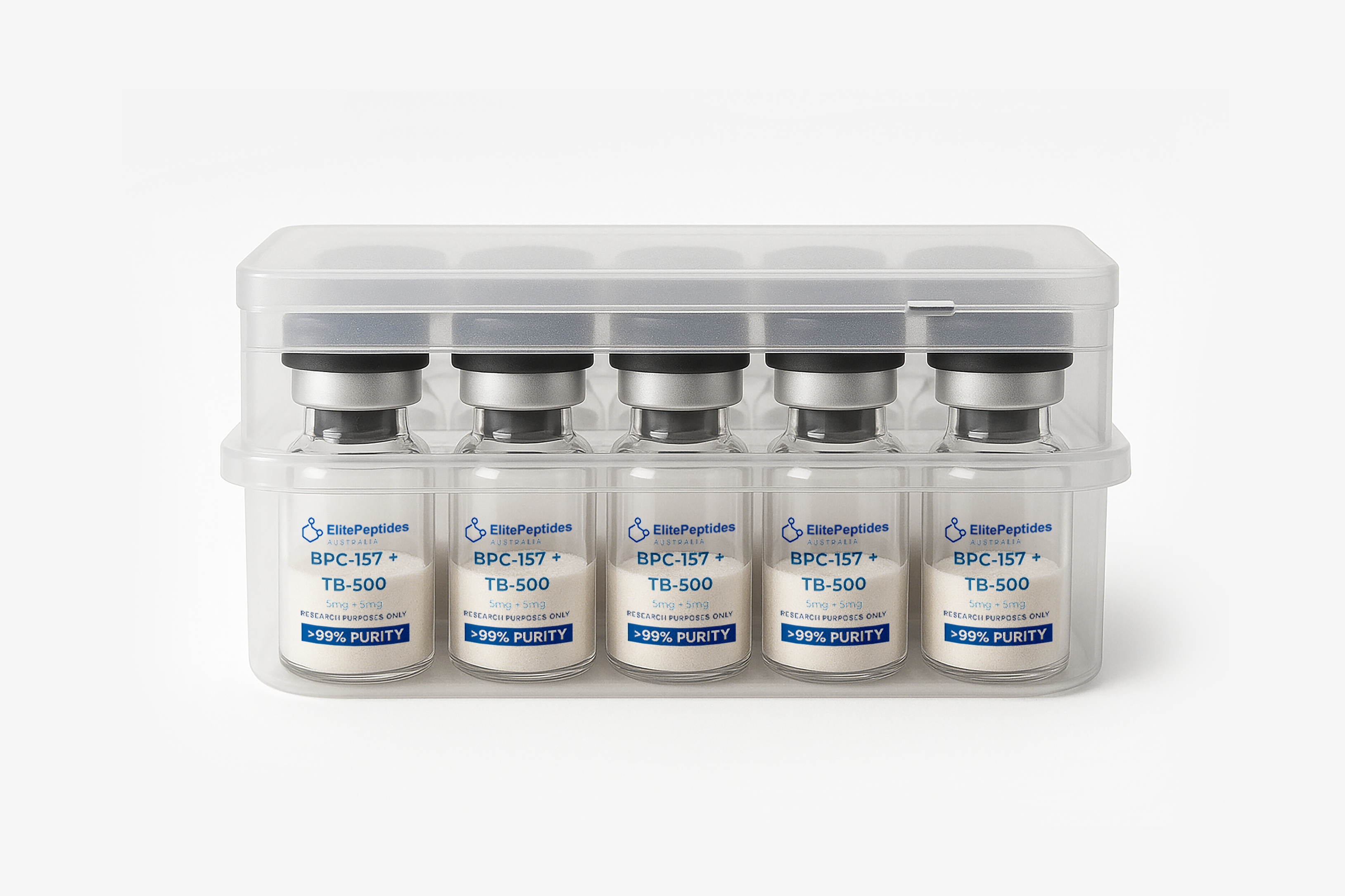 BPC-157 + TB-500 (5mg + 5mg) — 10 Vial Kit