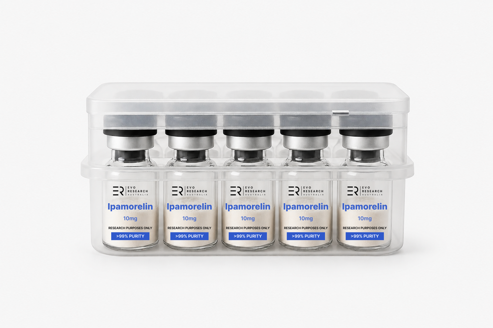 Ipamorelin (10mg) — 10 Vial Kit