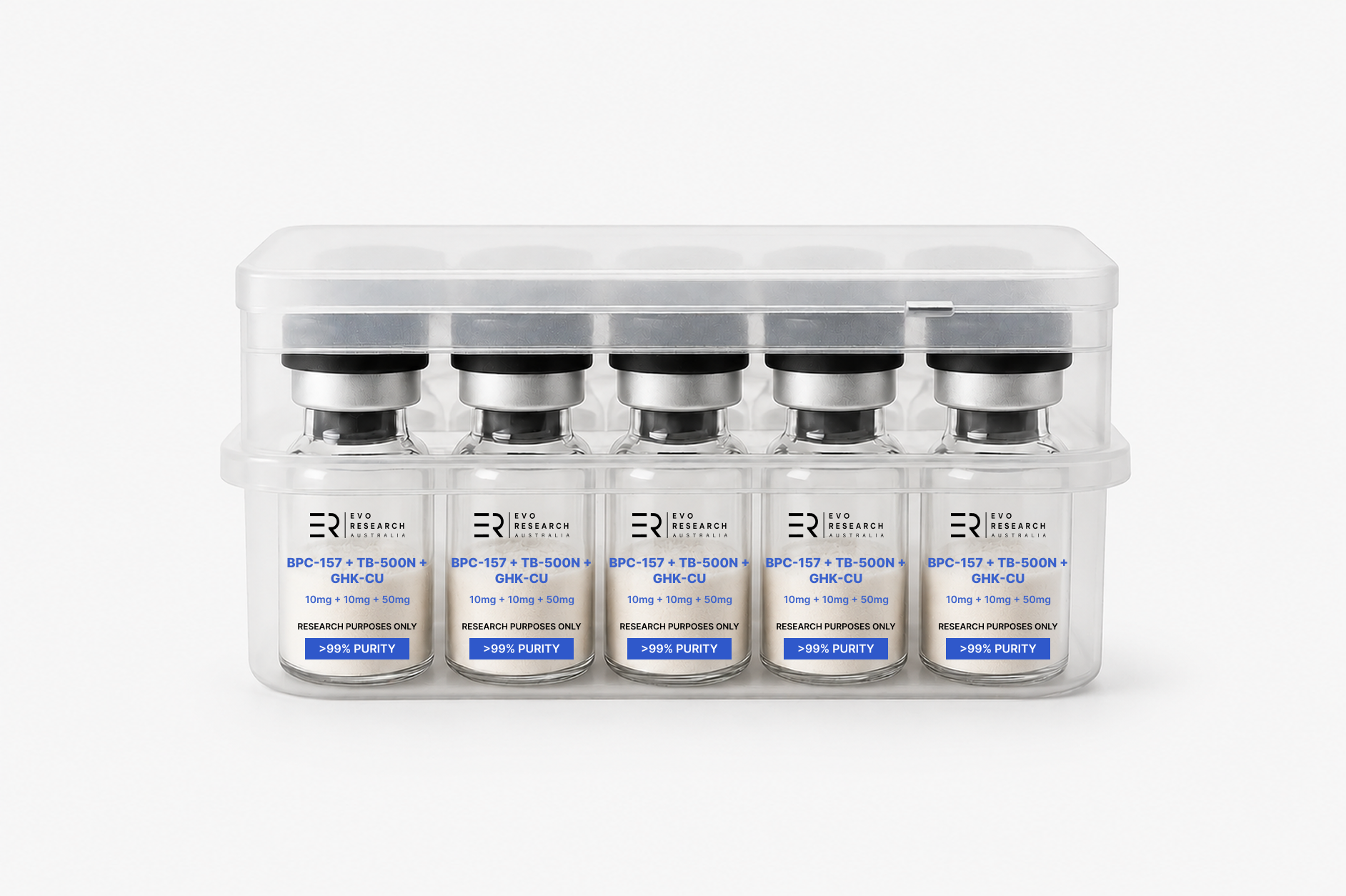 GLOW Stack 70mg — 10 Vial Kit