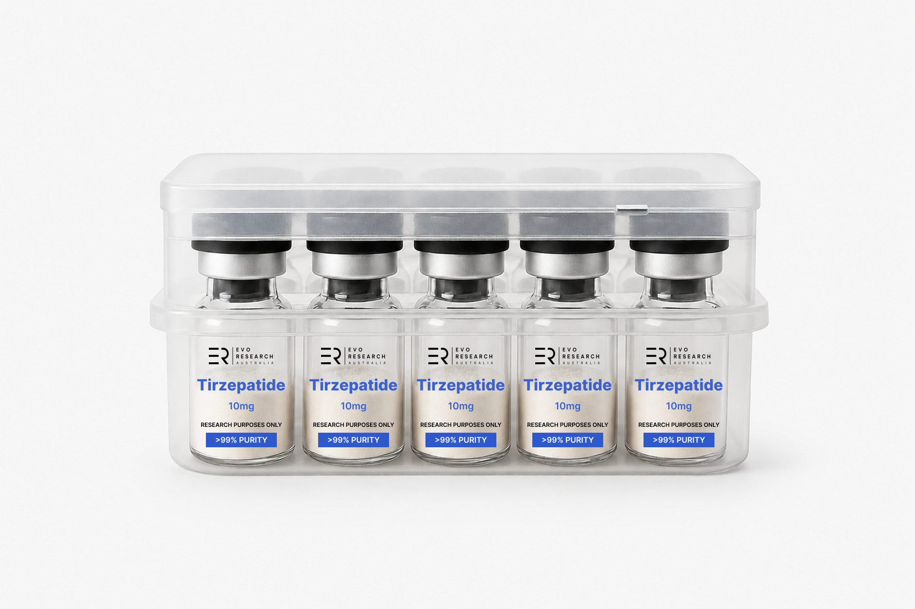 Tirzepatide 10mg — 10 Vial Kit