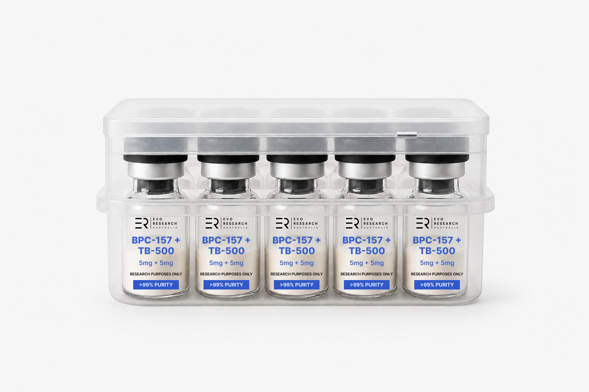 BPC-157 + TB-500 (5mg + 5mg) — 10 Vial Kit